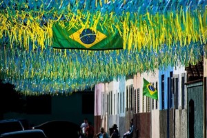 calles de brasil durante copa mundial